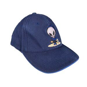 Vintage Youth Blind Skateboard Reaper Fitted Hat Navy One Size